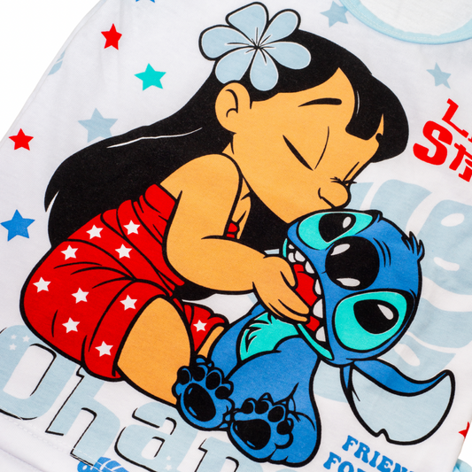 Pijama Infantil Aventura Tropical- Manga corta Bombacha y Pantalón largo en algodón Americano