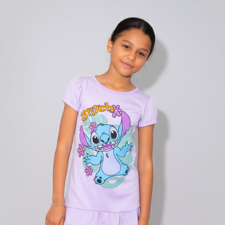 Pijama Infantil Aventura Estelar- Batola Manga corta Bombacha en Algodón 100% Americano