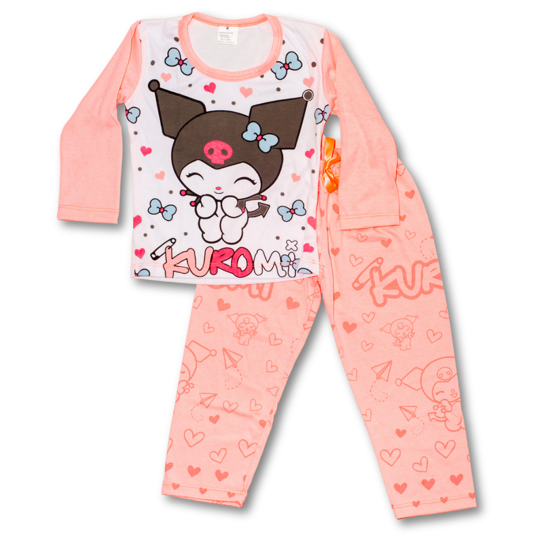 Pijama Infantil Noches Traviesas- Manga larga y Pantalón largo en algodón Americano