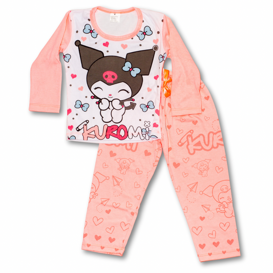 Pijama Infantil Noches Traviesas- Manga larga y Pantalón largo en algodón Americano