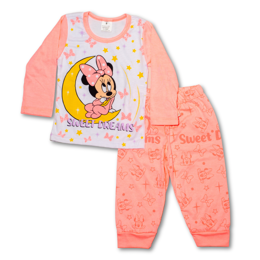 Pijama Bebe Aventuras en la Luna - Manga larga en algodón Americano