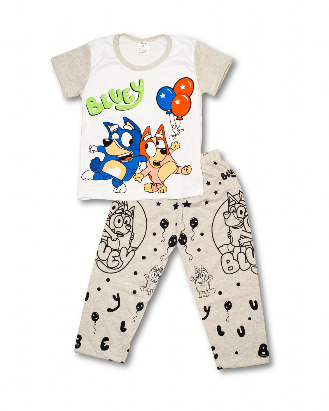 Pijama Infantil Aventura Canina – Manga Corta en algodón Americano