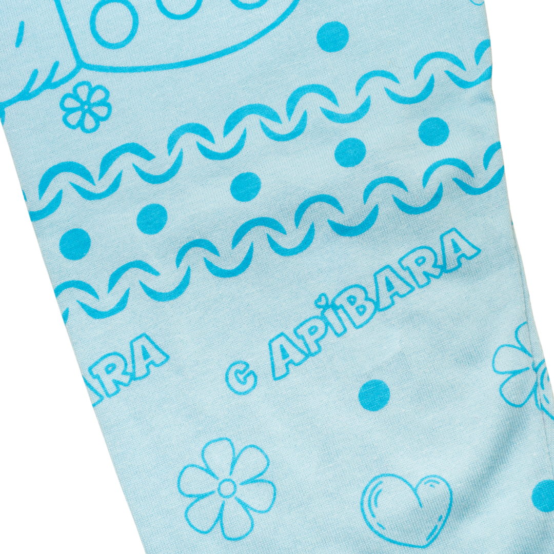 Pijama Infantil Dulce Compañero- Manga corta y Pantalón largo en Algodón 100% Americano